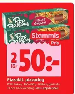 ICA Kvantum POP! Bakery Pizzakit, pizzadeg erbjuda