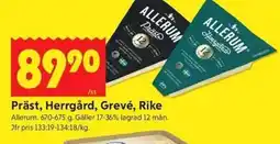 ICA Kvantum ALLERUM Präst, Herrgård, Grevé, Rike erbjuda