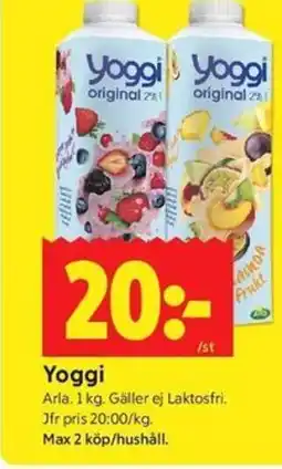 ICA Kvantum Arla Yoggi erbjuda