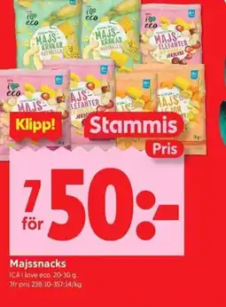 ICA Kvantum ICA Majssnacks erbjuda