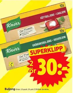 ICA Supermarket Knorr Buljong erbjuda