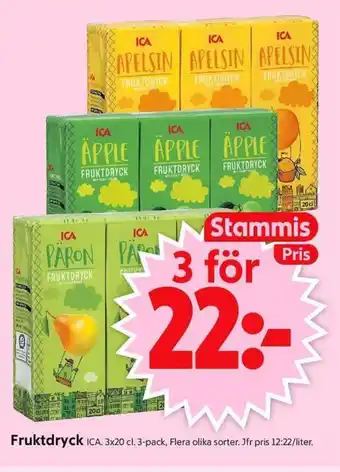 ICA Supermarket ICA Fruktdryck erbjuda