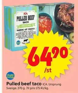 ICA Supermarket ICA Pulled beef taco erbjuda