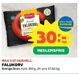 Coop Scan Falukorv erbjuda