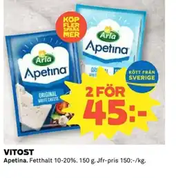Coop Arla Vitost erbjuda