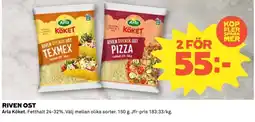 Coop Arla Köket Riven ost erbjuda