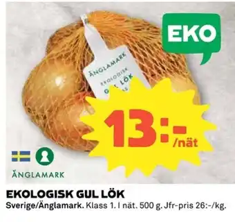 Coop Ekologisk gul lök erbjuda