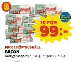 Coop Coop Bacon erbjuda