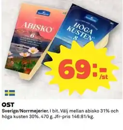 Coop Norrmejerier Ost erbjuda