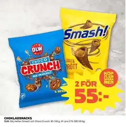 Coop OLW Chokladsnacks erbjuda