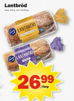 Pekås Fazer Lantbröd erbjuda