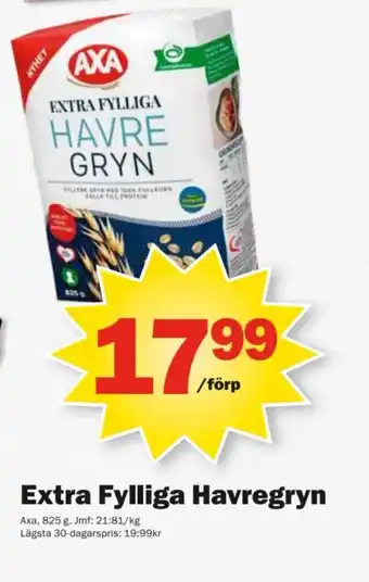 AXA Extra Fylliga Havregryn
