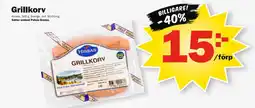 Pekås HISSAS Grillkorv erbjuda