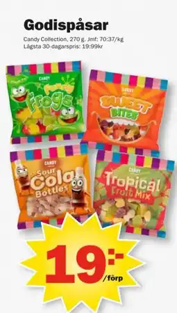Pekås Godispåsar erbjuda
