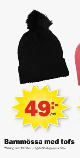 Pekås Barnmössa med tofs Barnmössa erbjuda