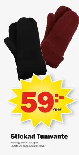 Pekås Stickad Tumvante erbjuda