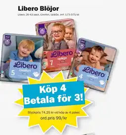 Pekås Libero Blöjor erbjuda