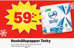 Pekås Lotus Hushållspapper Torky erbjuda