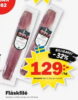 Pekås Fläskfilé erbjuda