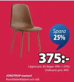 JYSK JONSTRUP matstol erbjuda
