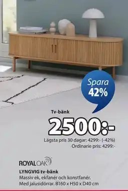 JYSK LYNGVIG tv-bänk erbjuda