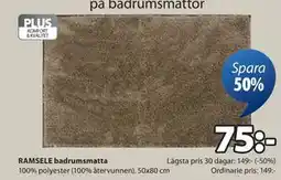 JYSK RAMSELE badrumsmatta erbjuda
