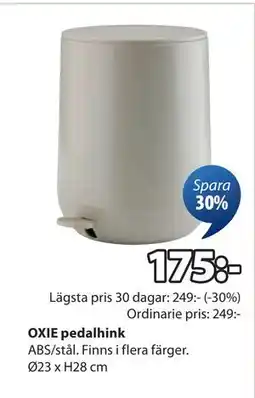 JYSK OXIE pedalhink erbjuda