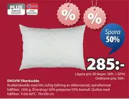JYSK ENGVIK fiberkudde erbjuda