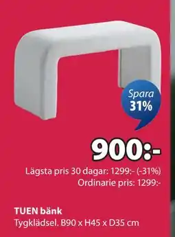 JYSK TUEN bänk erbjuda