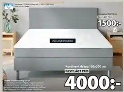 JYSK VERMA kontinentalsäng grå-23 erbjuda