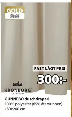 JYSK GUNNEBO duschdraperi erbjuda