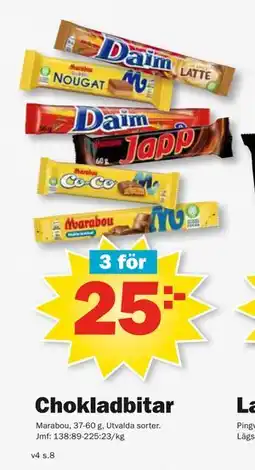 Pekås Chokladbitar erbjuda