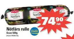 Nära dej Nötfärs rulle erbjuda