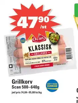 Nära dej Grillkorv erbjuda