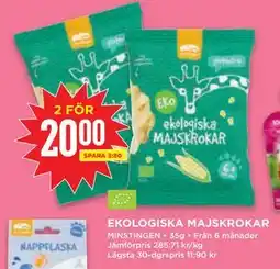 Willys EKOLOGISKA MAJSKROKAR erbjuda