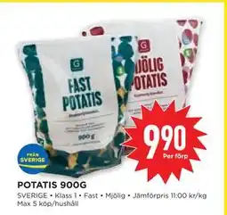 Willys Hemma POTATIS 900G erbjuda