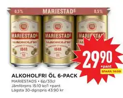 Willys ALKOHOLFRI ÖL 6-PACK erbjuda