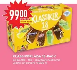 Willys Hemma KLASSIKERLÅDA 18-PACK erbjuda