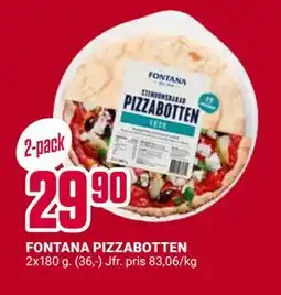ÖoB FONTANA PIZZABOTTEN erbjuda