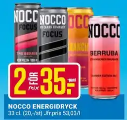 ÖoB NOCCO ENERGIDRYCK erbjuda