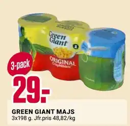 ÖoB GREEN GIANT MAJS erbjuda