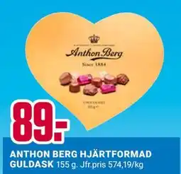 ÖoB ANTHON BERG HJÄRTFORMAD GULDASK erbjuda