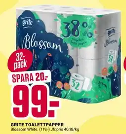 ÖoB GRITE TOALETTPAPPER erbjuda