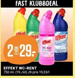 ÖoB EFFEKT WC-RENT, Medlemspris erbjuda