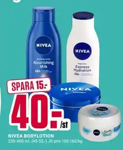 ÖoB NIVEA BODYLOTION erbjuda