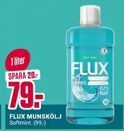 ÖoB FLUX MUNSKÖLJ erbjuda