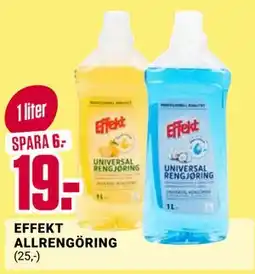 ÖoB EFFEKT ALLRENGÖRING erbjuda