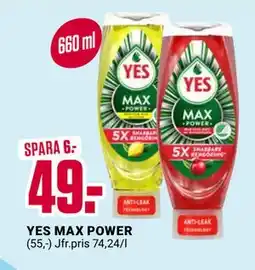 ÖoB YES MAX POWER erbjuda
