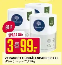 ÖoB VERASOFT HUSHÅLLSPAPPER XXL erbjuda
