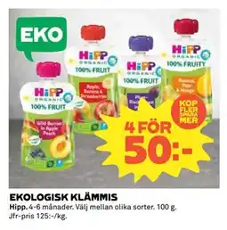 Coop Daglivs EKOLOGISK KLÄMMIS erbjuda